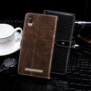 For Doogee X90 idewei Crocodile Texture Horizontal Flip Leather Case with Holder & Card Slots & Wallet(Dark Blue)