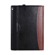 For MicroSoft Surface Book 3 / 2 / 1 13.5 inch Leather Laptop Case(Black Brown)