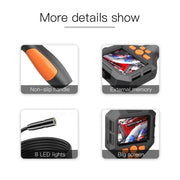 8mm P10 2.8 inch HD Handheld Endoscope with LCD Screen, Length:5m
