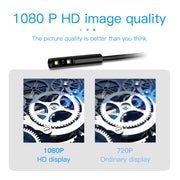 P100 8mm Side 2.4 inch HD Handheld Endoscope Hardlinewith with LCD Screen, Length:10m
