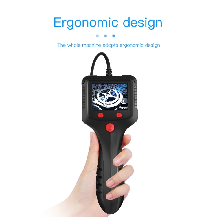 P100 8mm Side 2.4 inch HD Handheld Endoscope Hardlinewith with LCD Screen, Length:20m