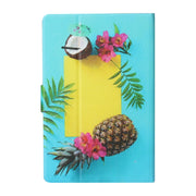 For 10 inch Tablet PC Universal Coloured Drawing Pattern Horizontal Flip Leather Case with Holder & Card Slot(Pineapple)