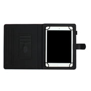 For 10 inch Tablet PC Universal Coloured Drawing Pattern Horizontal Flip Leather Case with Holder & Card Slot(Pineapple)