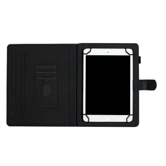 For 10 inch Tablet PC Universal Coloured Drawing Pattern Horizontal Flip Leather Case with Holder & Card Slot(Pineapple)