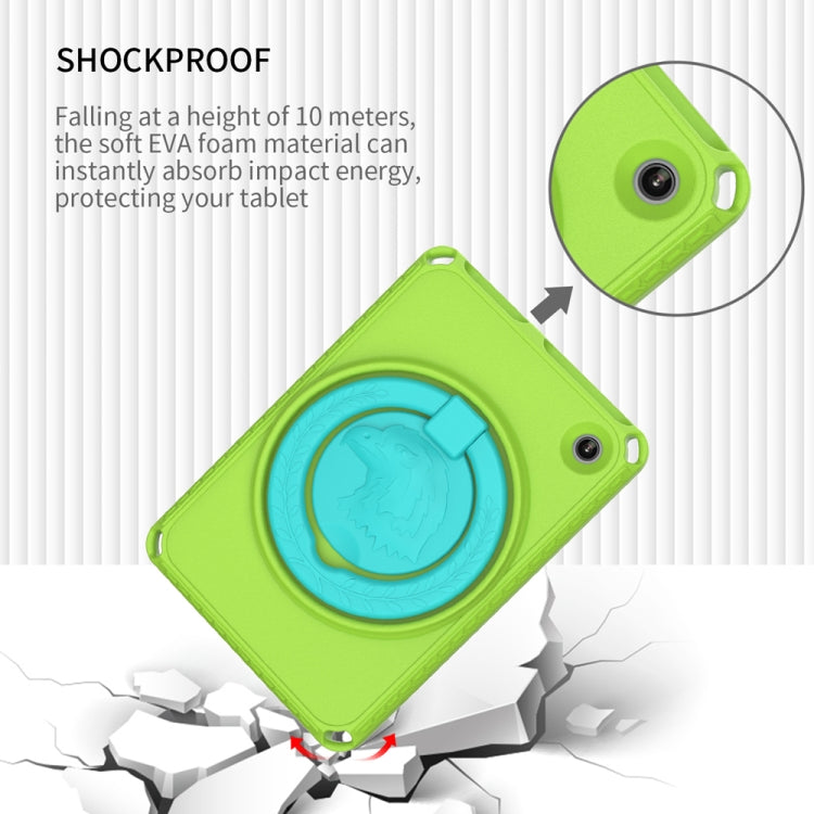 For Amazon Kindle Fire HD7 2022 EVA + PC Shockproof Tablet Case with Water-resistant Frame(Grass Green)