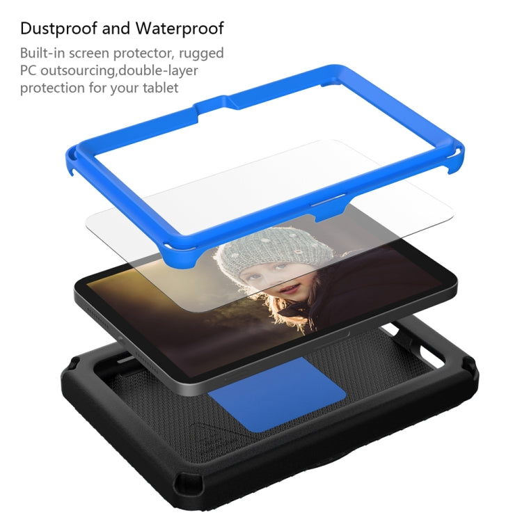 For Amazon Kindle Fire HD7 2022 EVA + PC Shockproof Tablet Case with Water-resistant Frame(Black)
