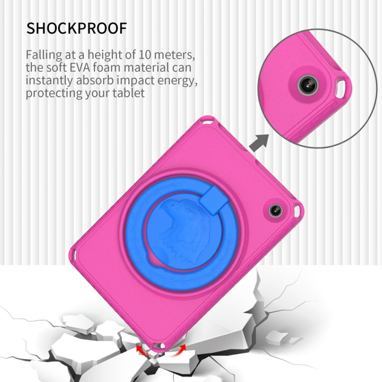 For Amazon Kindle Fire HD7 2022 EVA + PC Shockproof Tablet Case with Water-resistant Frame(Rose Red)