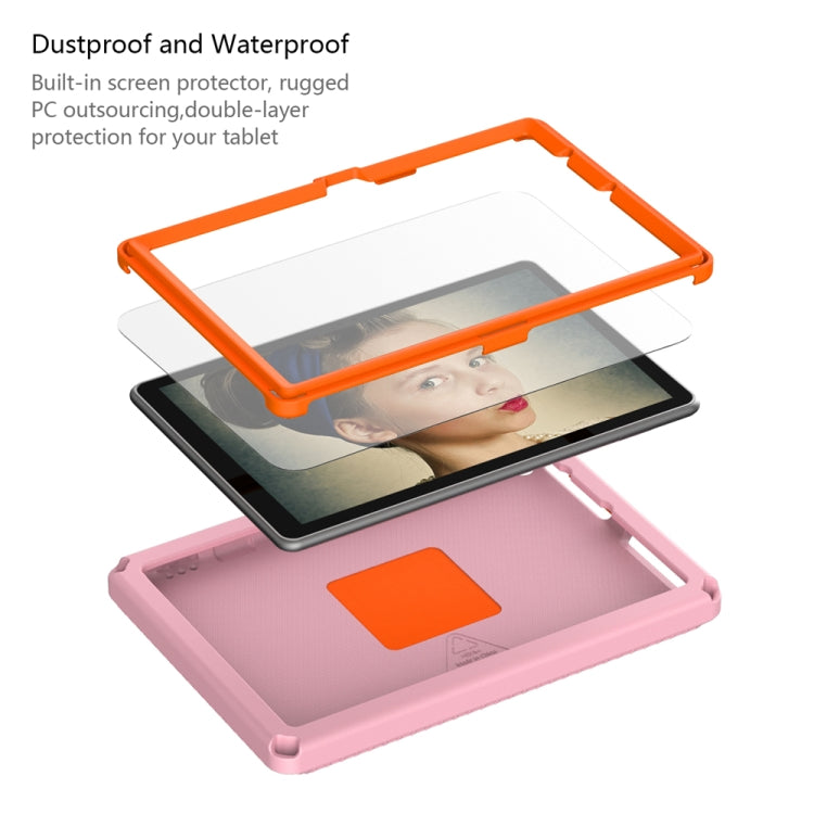 For Amazon Kindle Fire HD10 2021 EVA + PC Shockproof Tablet Case with Water-resistant Frame(Pink)