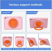 For Amazon Kindle Fire HD10 2021 EVA + PC Shockproof Tablet Case with Water-resistant Frame(Pink)