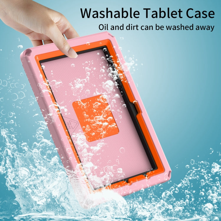 For Amazon Kindle Fire HD10 2021 EVA + PC Shockproof Tablet Case with Water-resistant Frame(Pink)