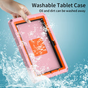 For Amazon Kindle Fire HD10 2021 EVA + PC Shockproof Tablet Case with Water-resistant Frame(Pink)