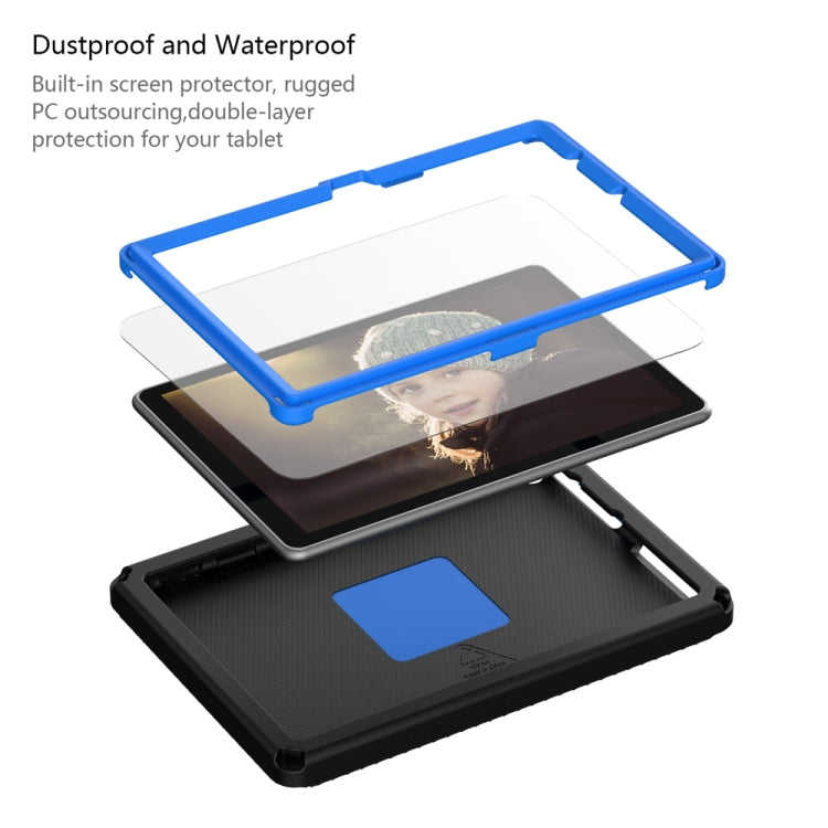 For Amazon Kindle Fire HD10 2021 EVA + PC Shockproof Tablet Case with Water-resistant Frame(Black)