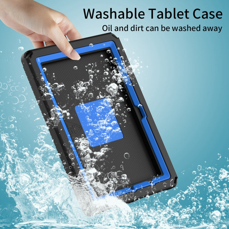 For Amazon Kindle Fire HD10 2021 EVA + PC Shockproof Tablet Case with Water-resistant Frame(Black)