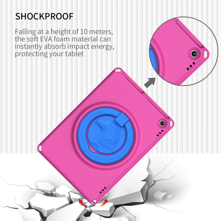 For Amazon Kindle Fire HD10 2021 EVA + PC Shockproof Tablet Case with Water-resistant Frame(Rose Red)