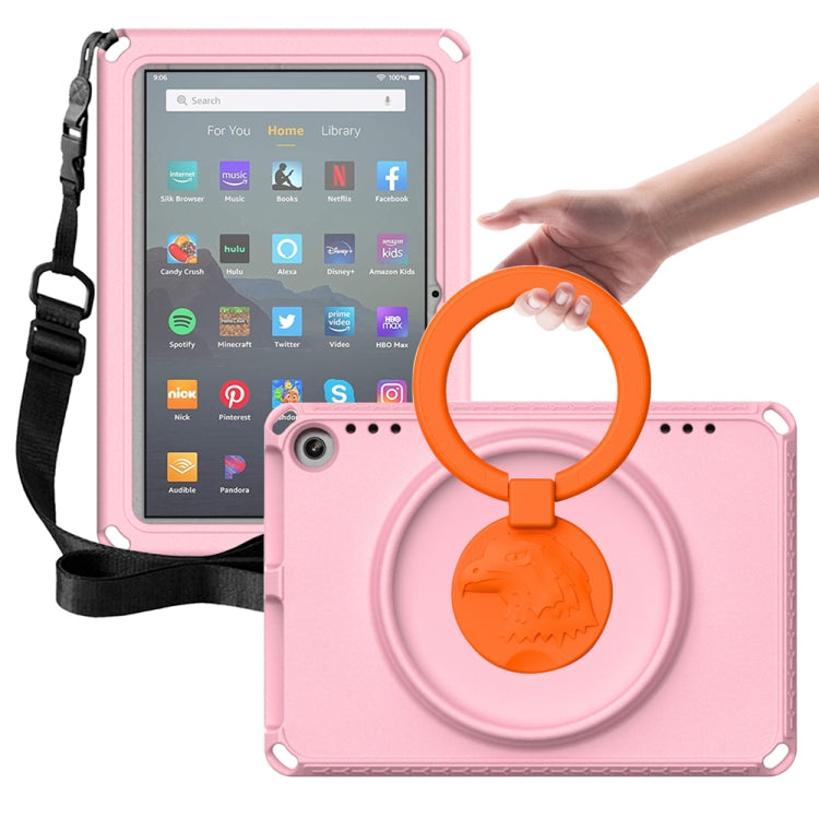 For Amazon Fire HD 8 2020 / HD 8 Plus 2022 EVA + PC Shockproof Tablet Case without Water-resistant Frame(Pink)