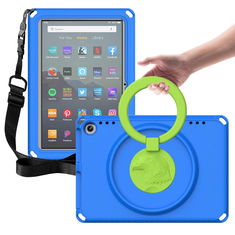 For Amazon Fire HD 8 2020 / HD 8 Plus 2022 EVA + PC Shockproof Tablet Case without Water-resistant Frame(Blue)