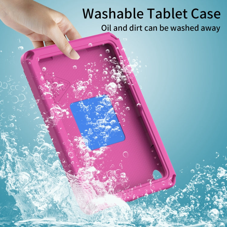For Amazon Fire HD 8 2020 / HD 8 Plus 2022 EVA + PC Shockproof Tablet Case without Water-resistant Frame(Rose Red)