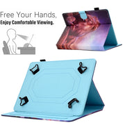 For 10 inch Tablet Electric Pressed TPU Leather Tablet Case(Lion King)