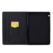 For Huawei MediaPad T5 Electric Pressed TPU Leather Tablet Case(Lion King)