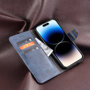 For Oukitel C19 Pro idewei Retro Texture Leather Phone Case(Blue)