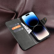 For Oukitel C19 Pro idewei Retro Texture Leather Phone Case(Black)