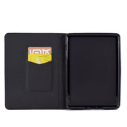 For Amazon Kindle Paperwhite 5 2021 Electric Pressed TPU Smart Leather Tablet Case(Blue Butterfly)