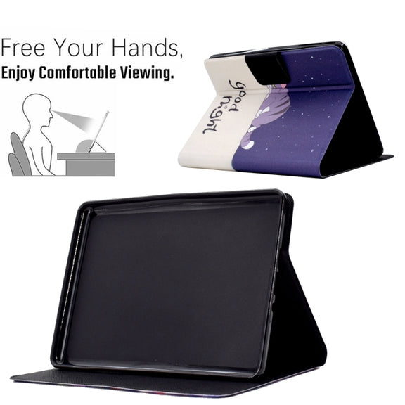 For Amazon Kindle Paperwhite 5 2021 Electric Pressed TPU Smart Leather Tablet Case(Lazy Cat)