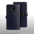For Oukitel C19 Pro idewei Crocodile Texture Leather Phone Case(Dark Blue) - free shipping - PMC TechLife - Order now!