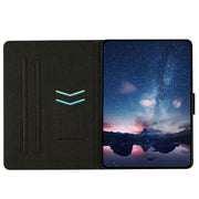For Huawei MediaPad M5 lite 10.1 Solid Color Crocodile Texture Leather Smart Tablet Case(Rose Red)