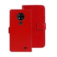 For Oukitel C19 Pro idewei Crazy Horse Texture Leather Phone Case(Red) - More Brand by idewei | Online Shopping South Africa | PMC TechLife | Buy Now Pay Later Mobicred