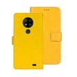 For Oukitel C19 Pro idewei Crazy Horse Texture Leather Phone Case(Yellow) - More Brand by idewei | Online Shopping South Africa | PMC TechLife | Buy Now Pay Later Mobicred