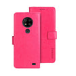 For Oukitel C19 Pro idewei Crazy Horse Texture Leather Phone Case(Rose Red) - More Brand by idewei | Online Shopping South Africa | PMC TechLife | Buy Now Pay Later Mobicred