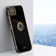 For Honor X8 5G XINLI Straight Edge 6D Electroplate TPU Phone Case with Ring Holder(Black) - Honor Cases by PMC TechLife | Online Shopping South Africa | PMC TechLife | Buy Now Pay Later Mobicred