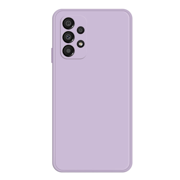 For Samsung Galaxy A33 5G Imitation Liquid Silicone Phone Case(Purple)