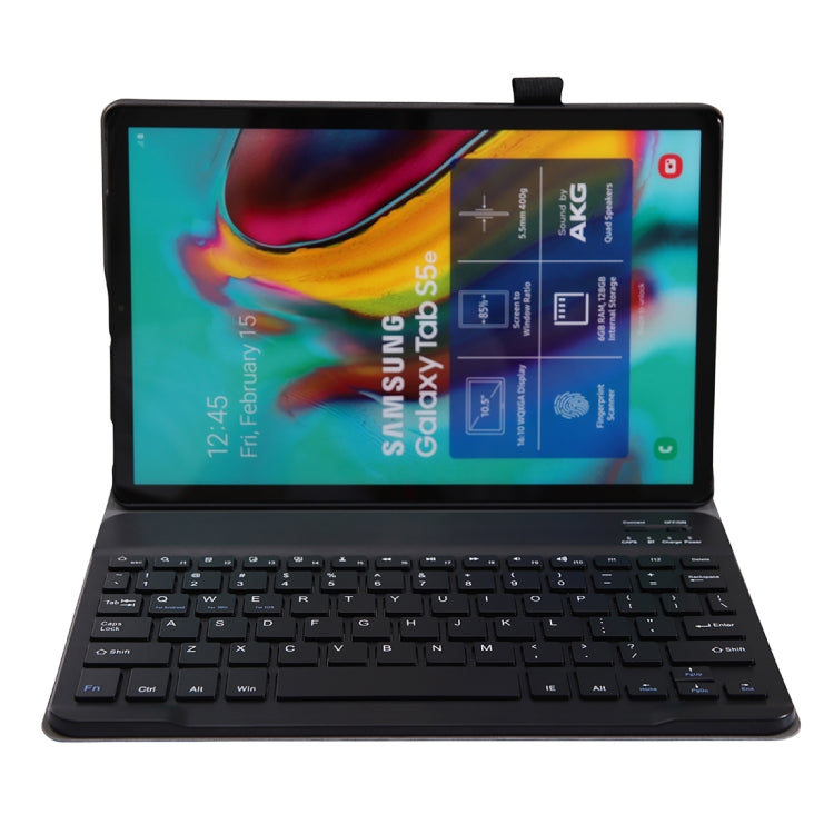 A307 For Galaxy Tab A 8.4 T307 (2020) Bluetooth Keyboard Tablet Case with Stand(Black)