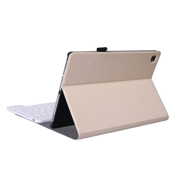 A307 For Galaxy Tab A 8.4 T307 (2020) Bluetooth Keyboard Tablet Case with Stand(Gold)