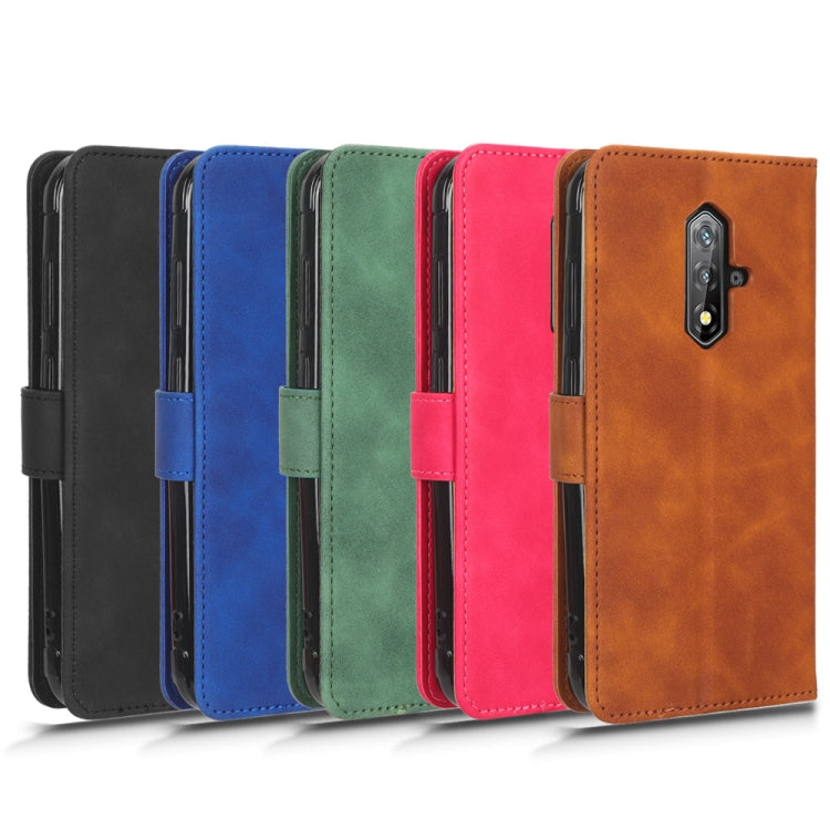 For Blackview BV5200 Skin Feel Magnetic Flip Leather Phone Case(Blue)