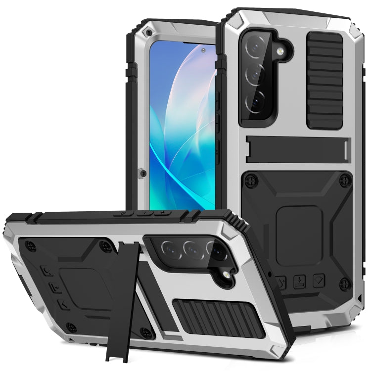 For Samsung Galaxy S23+ 5G R-JUST Life Water-resistant Dustproof Shockproof Phone Case(Silver)