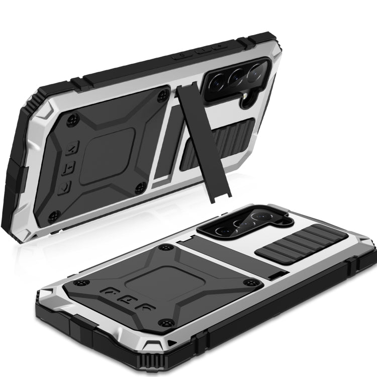 For Samsung Galaxy S23+ 5G R-JUST Life Water-resistant Dustproof Shockproof Phone Case(Silver)