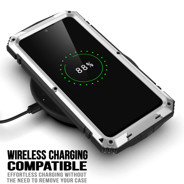 For Samsung Galaxy S23+ 5G R-JUST Life Water-resistant Dustproof Shockproof Phone Case(Silver)