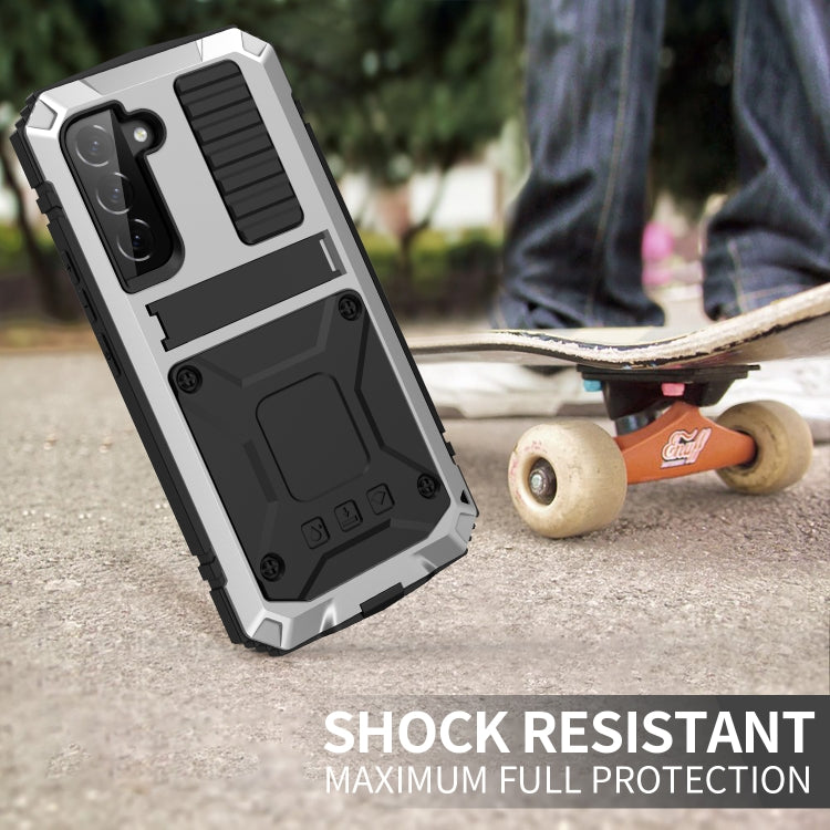 For Samsung Galaxy S23+ 5G R-JUST Life Water-resistant Dustproof Shockproof Phone Case(Silver)