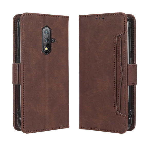 For Blackview BV5200 Skin Feel Calf Texture Card Slots Leather Phone Case(Brown)