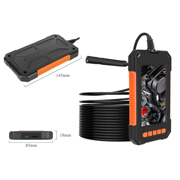 P40 8mm HD Water-resistant Portable Integrated Hand-held Vertical Screen Industry Endoscope, Length:2m(Flexible  Wire)