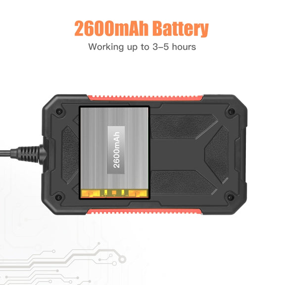 P40 8mm HD Water-resistant Portable Integrated Hand-held Vertical Screen Industry Endoscope, Length:2m(Flexible  Wire)