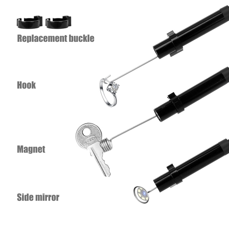 P40 8mm HD Water-resistant Portable Integrated Hand-held Vertical Screen Industry Endoscope, Length:5m(Hardwire)