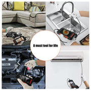 P40 8mm HD Water-resistant Portable Integrated Hand-held Vertical Screen Industry Endoscope, Length:5m(Hardwire)