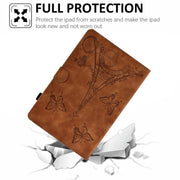 For 8 inch Tablets Tower Embossed Leather Tablet Case(Brown)