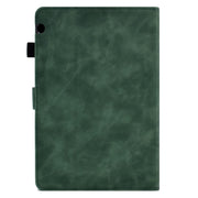 For Huawei MediaPad T5 Tower Embossed Leather Tablet Case(Green)