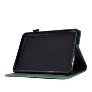 For Amazon Kindle Paperwhite 5 Tower Embossed Leather Smart Tablet Case(Green)