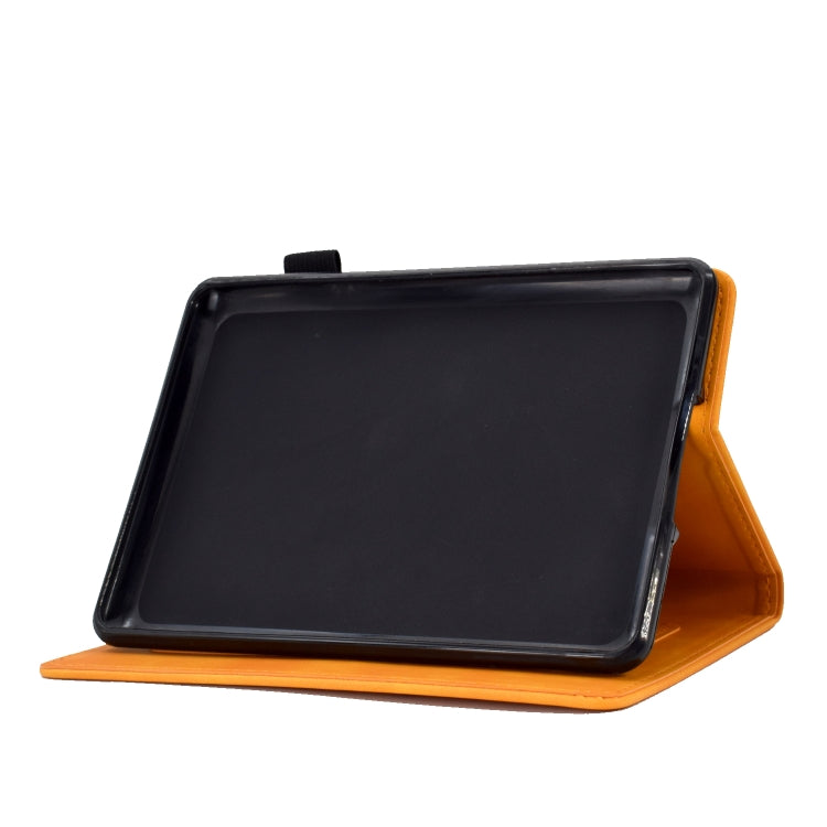 For Amazon Kindle Paperwhite 5 Tower Embossed Leather Smart Tablet Case(Khaki)
